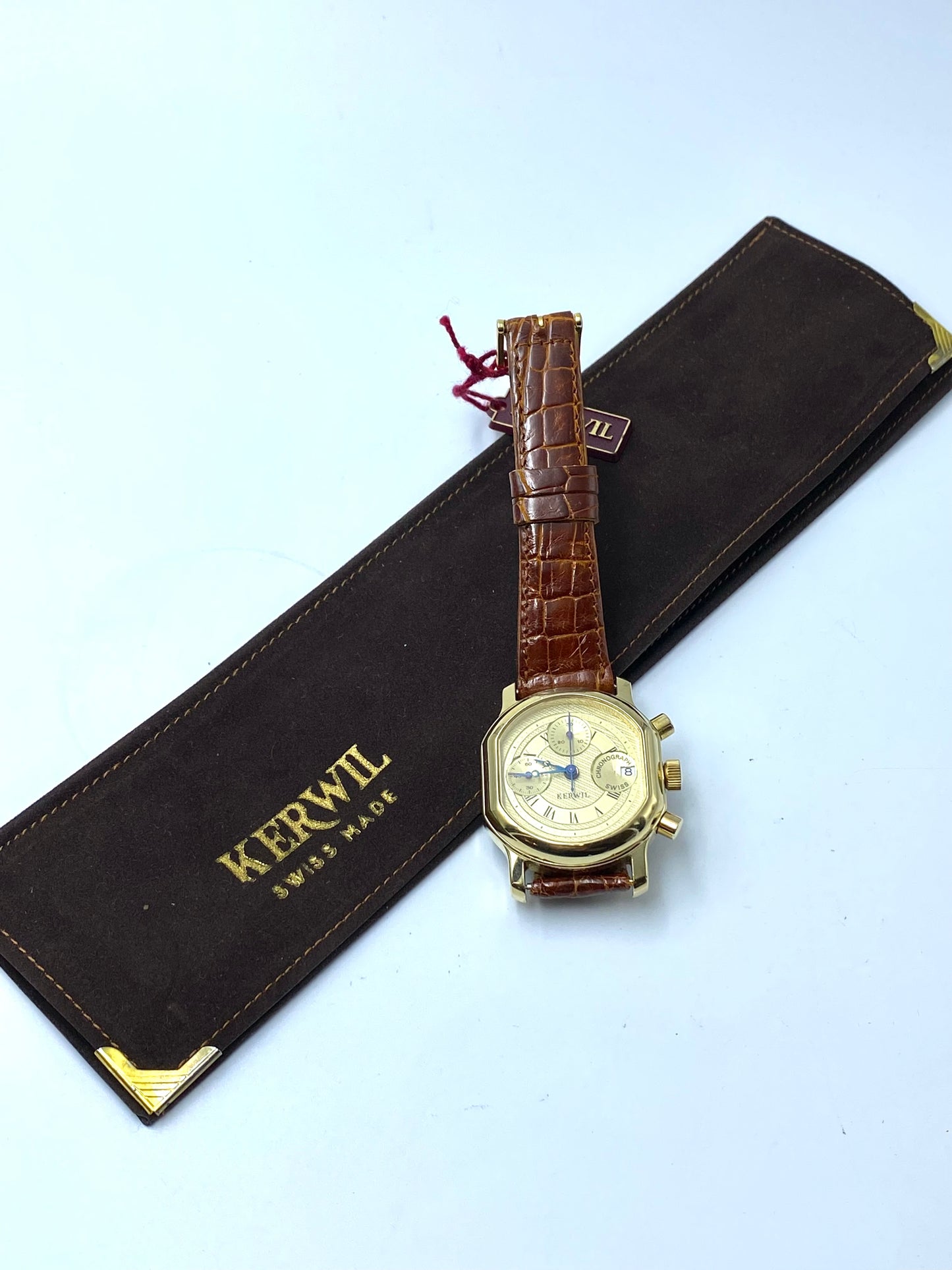 Kerwil - Chronograph Valjoux 7765 gold laminated