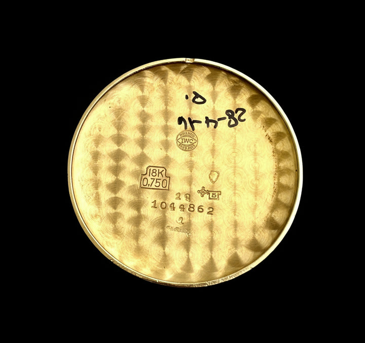 IWC Schaffausen cassa oro, anni Trenta