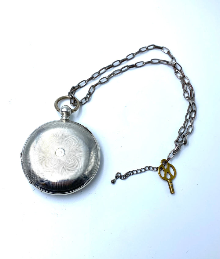 Boutte silver pocket watch, circa 1890