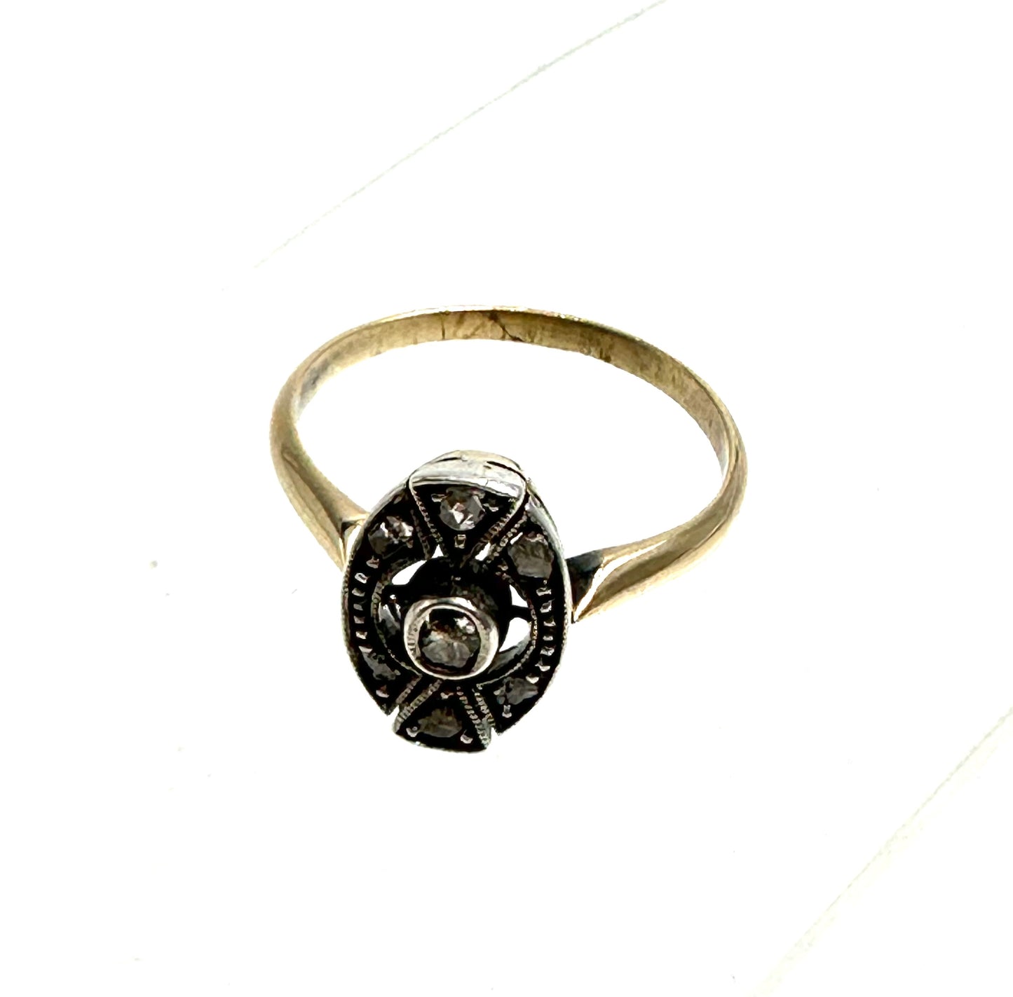 Art Nouveau diamond ring