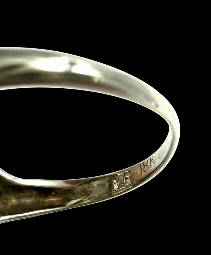 Raro Anello Francese Art Nouveau