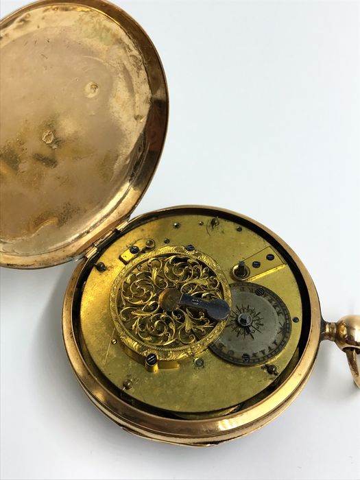 Orologio austriaco, scappamento a verga