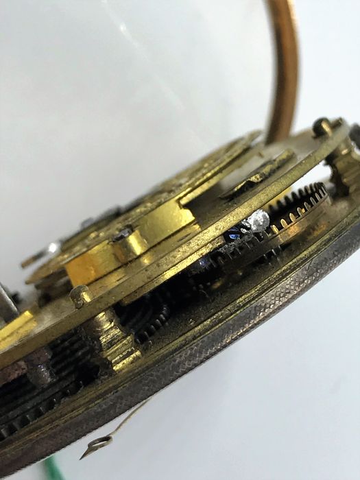 Orologio austriaco, scappamento a verga