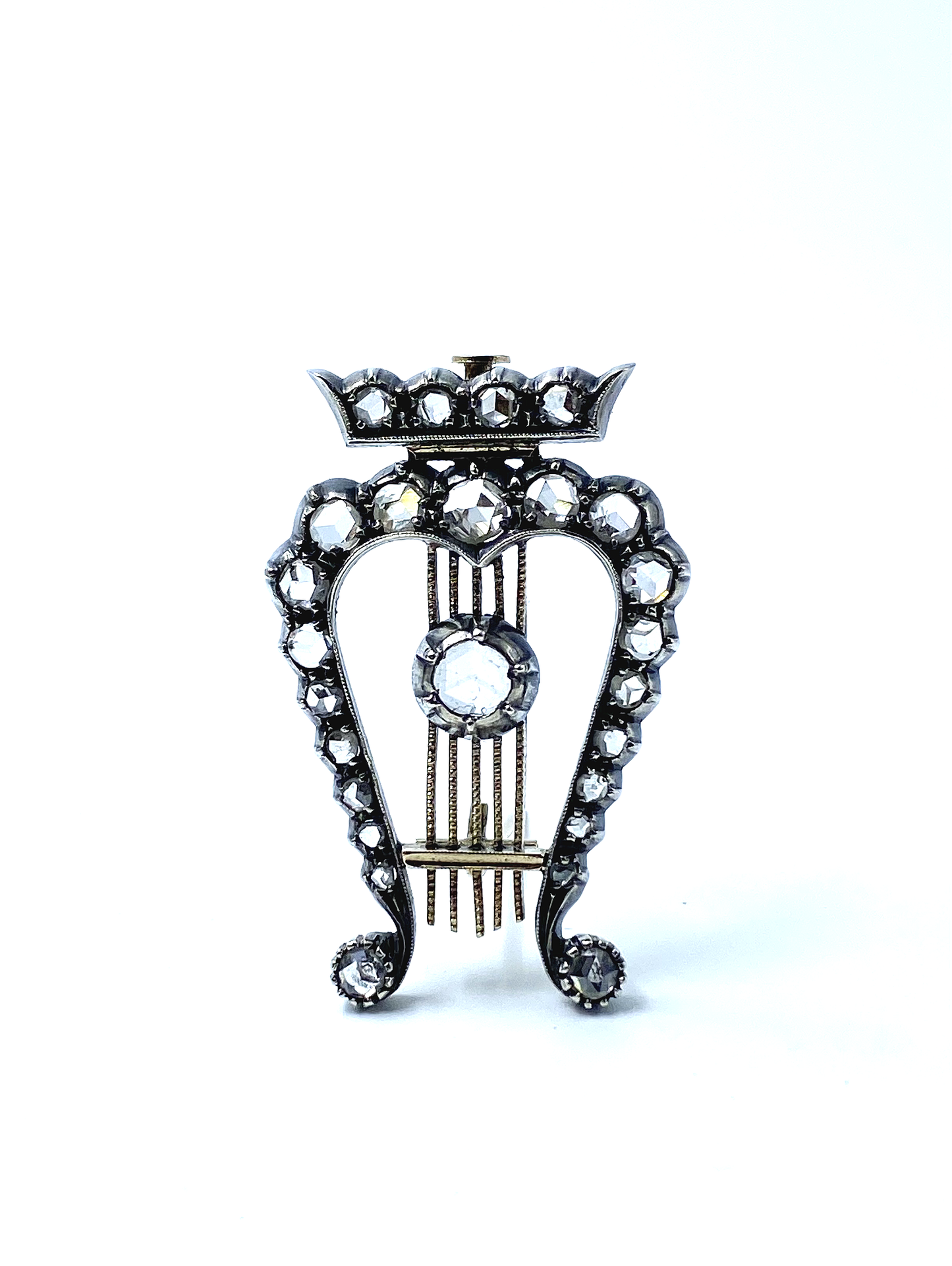 Lyra brooch – Late 19th century