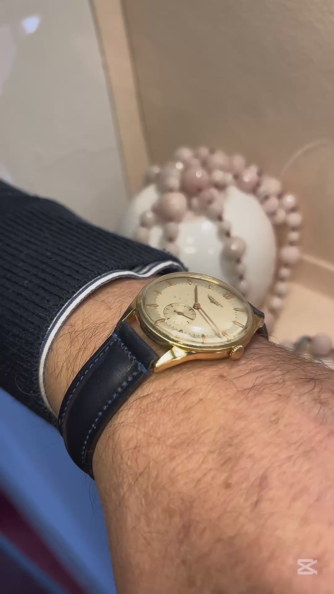 Longines anni '50, cassa oro, cal. 23Z, referenza 6667