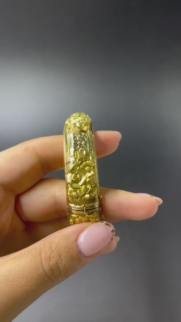 Bracciale in Oro Giallo 18K — Italia, seconda metà XIX secolo