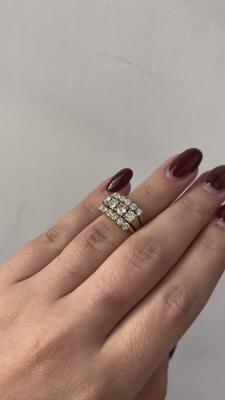 Fascione in Oro Giallo con Diamanti