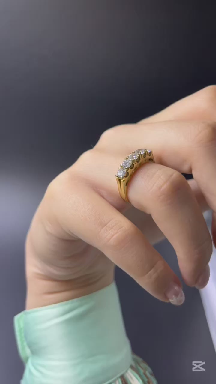 Rivière in Oro Giallo, ct.1,25