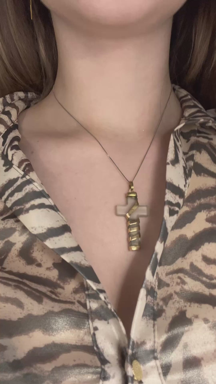 Croce in Cristallo di Rocca e Pro