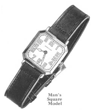 Hamilton - Square cut corner - 1926 - Unisex - 1901-1949